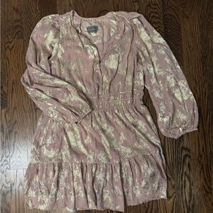Anthropologie Long Sleeve Somerset Dress